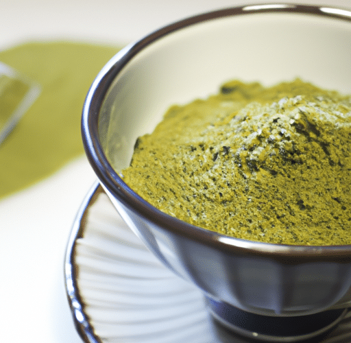 Zielona magia matchy: przepis na zdrowy proszek pełen składników odżywczych