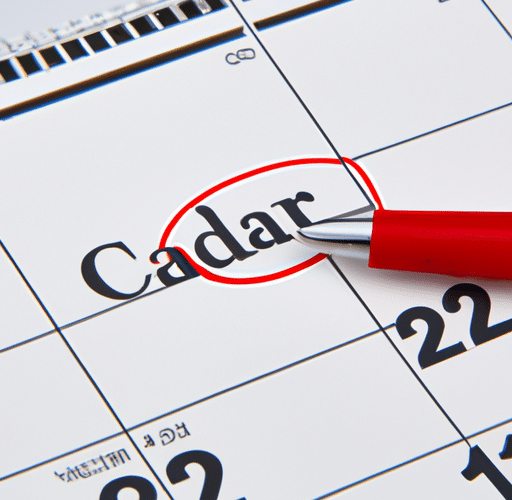 5 powodów dlaczego warto korzystać z kalendarza – organizacja na najwyższym poziomie