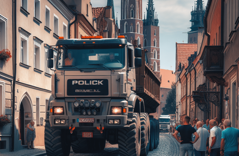 Przewóz maszyn Toruń – jak bezpiecznie i efektywnie transportować ciężki sprzęt?