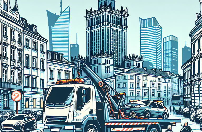 Tanie holowanie Warszawa – jak oszczędzić na usługach pomocy drogowej w stolicy?