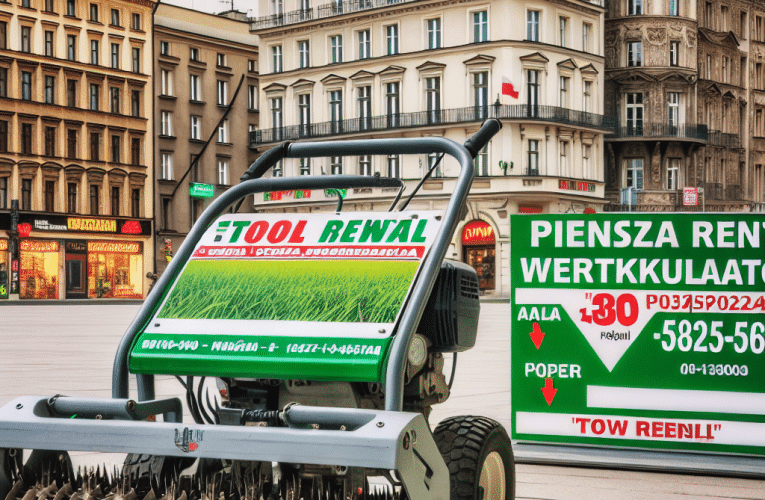 Wypożyczenie wertykulatora w Warszawie – Poradnik krok po kroku jak ułatwić sobie pielęgnację trawnika