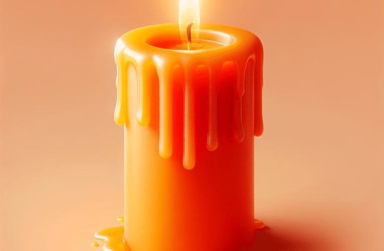 Świeca pomarańczowa: Jak wybrać i stosować świecę o tym kolorze do dekoracji wnętrz?