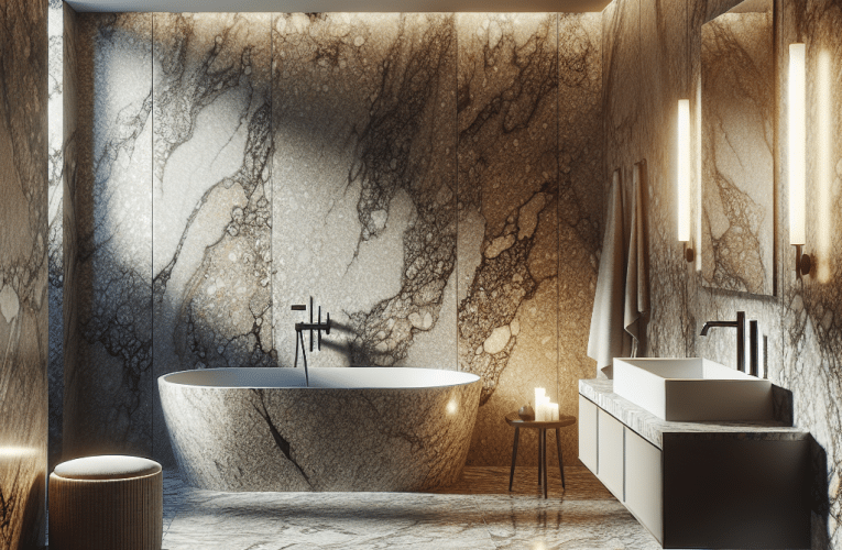 Blat granitowy w łazience: Jak wybrać i pielęgnować kamień naturalny?