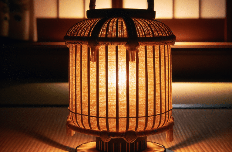 Lampy Edo: Jak styl japońskiej epoki Edo wpływa na współczesne wnętrza?