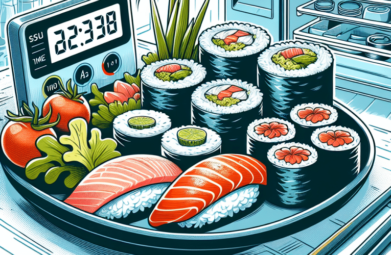 Sushi: jak długo przechowywać aby zachowało świeżość i smak?
