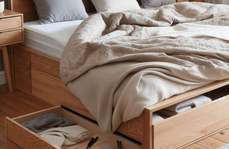 Drewniane łóżka z pojemnikiem na pościel – jak wybrać idealne dla siebie?