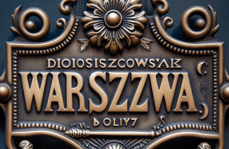 Tabliczka przydrzwiowa Warszawa – jak wybrać i zamówić idealną dla Twojego domu lub firmy?
