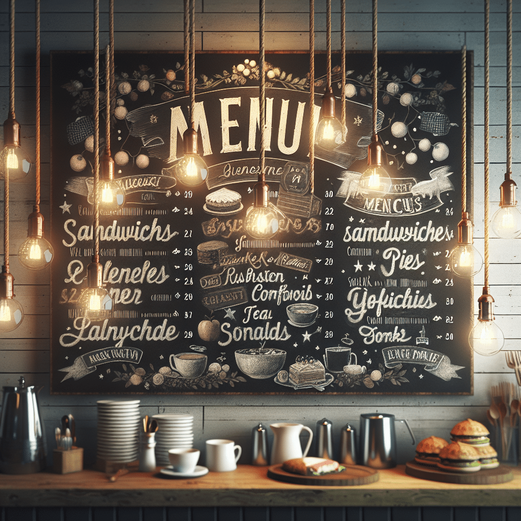 menu board