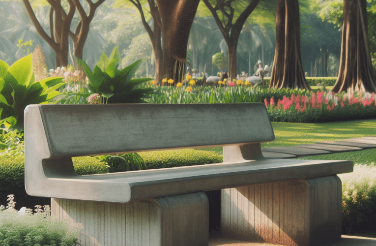Jak wybrać idealną ławkę betonową do Twojego ogrodu? Porady i wskazówki dla każdego użytkownika