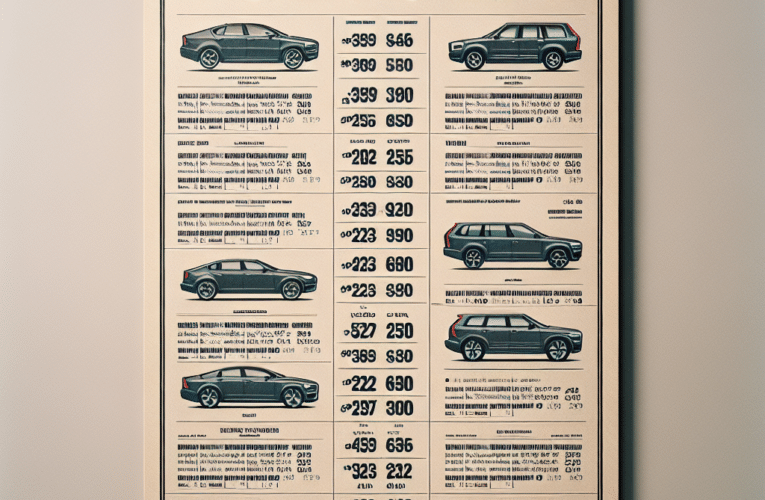 Jak obliczyć koszty utrzymania samochodu Volvo według aktualnego cennika?