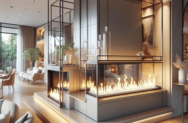 Jak wybrać nowoczesne kominki gazowe aby pasowały do twojego wnętrza?