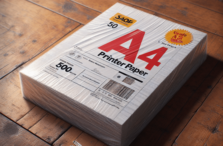 Jak wybrać odpowiedni papier do drukarki A4 500 szt aby spełnić potrzeby różnorodnych projektów?
