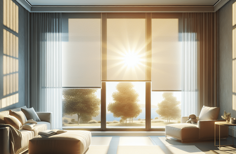 Jak wybrać rolety przeciwsłoneczne aby skutecznie chronić wnętrze przed słońcem?