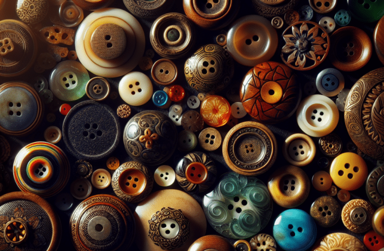 Jak wykorzystać guziki ozdobne w kreatywnych projektach DIY? Inspiracje i praktyczne wskazówki dla każdego rękodzielnika
