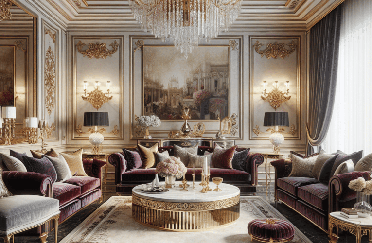 Jak wybrać meble glamour do salonu które nadadzą przestrzeni elegancji i stylu? Mamy praktyczne porady i wskazówki