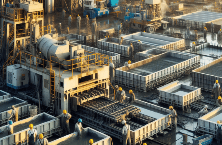 Jak zorganizować efektywną produkcję prefabrykatów żelbetowych – przydatne wskazówki i najlepsze praktyki dla fachowców i nowicjuszy