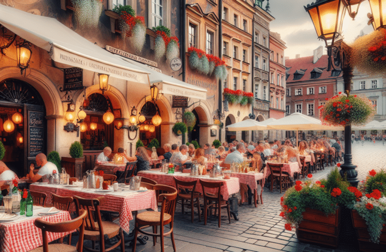 Jakie restauracje na rynku Starego Miasta w Piotrkowie warto odwiedzić? 5 miejsc z wyjątkowym jedzeniem i atmosferą