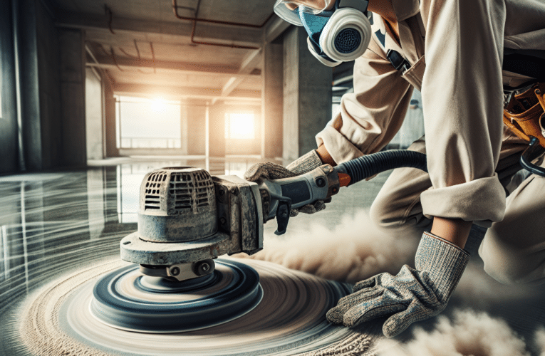 Jak skutecznie szlifować posadzki aby uzyskać idealne wykończenie i trwałość?