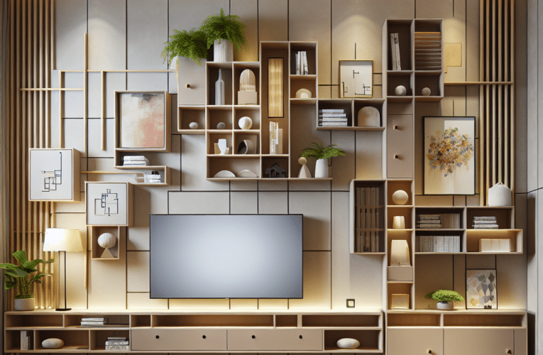 Jak zabudować ścianę w salonie aby optycznie powiększyć przestrzeń i dodać stylu?