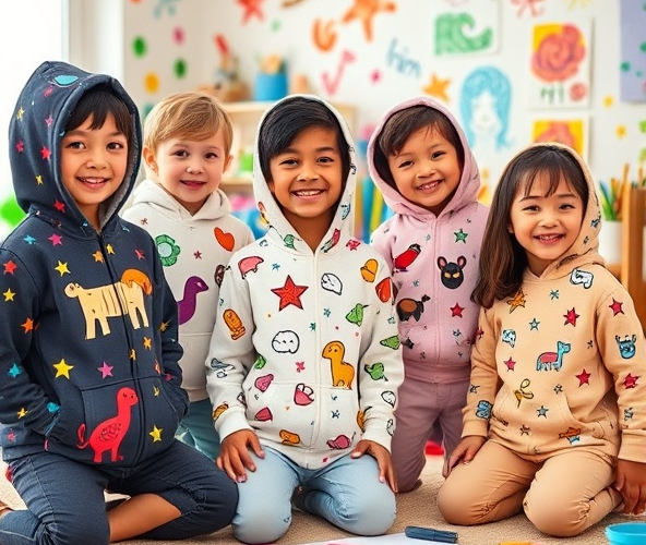 Jak stworzyć unikalne bluzy dziecięce z własnym nadrukiem krok po kroku?