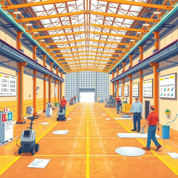 czyszczenie hal przemysłowych