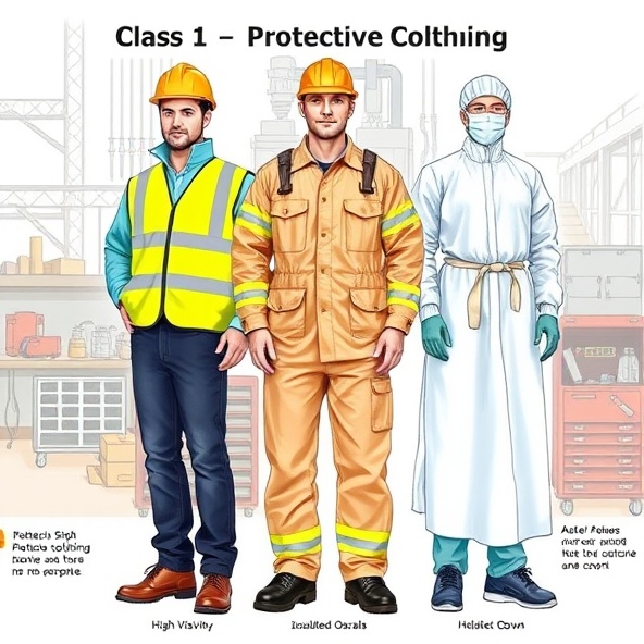 ubrania ochronne klasy 1