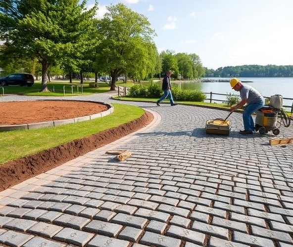 Jak skutecznie układać kostkę brukową w Nieporęcie – krok po kroku do idealnej nawierzchni?