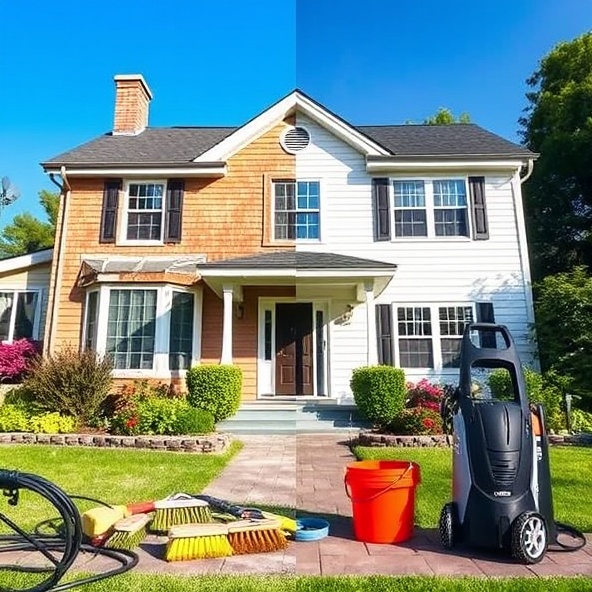 ile kosztuje mycie elewacji domu