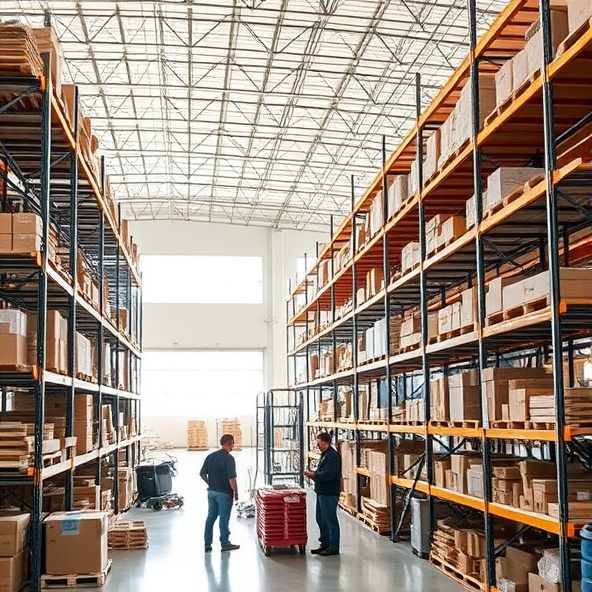 montaż regałów magazynowych