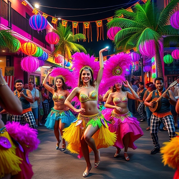 pokaz samby brazylijskiej