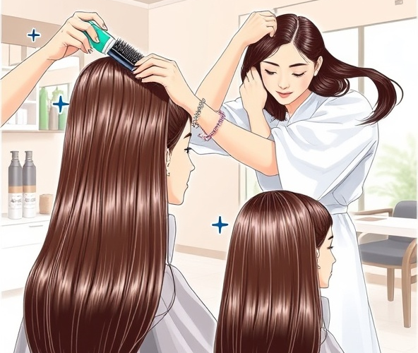 Jak poprawnie przygotować włosy do keratynowego prostowania aby osiągnąć trwały i efektowny efekt