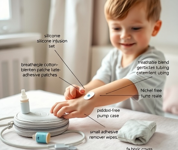 Jak wybrać akcesoria do pompy insulinowej dla dziecka z alergią?