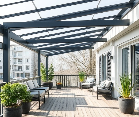 Czym najlepiej zadaszyć taras otwarty na północ, by uniknąć pleśni?