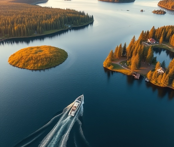 Gdzie można pływać motorówką na Mazurach bez łamania strefy ciszy?