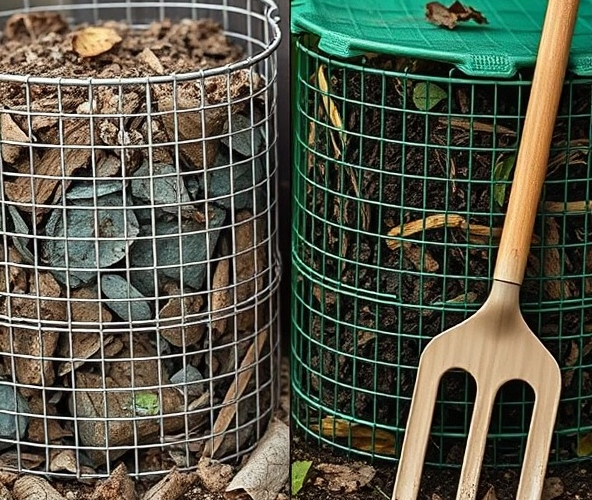 Kratka druciana ocynk czy PVC do kompostownika, by nie rdzewiała?
