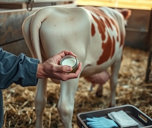 Jak wybrać skuteczną maść do wymion dla świeżo wycielonej krowy?