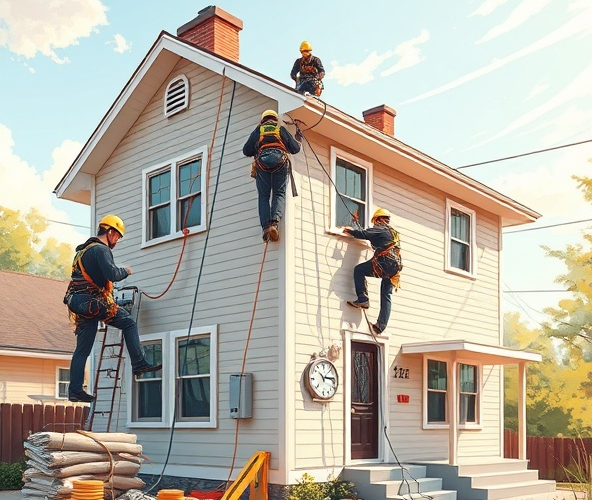 Jakie czynniki wpływają na cennik prac alpinistycznych przy domu?