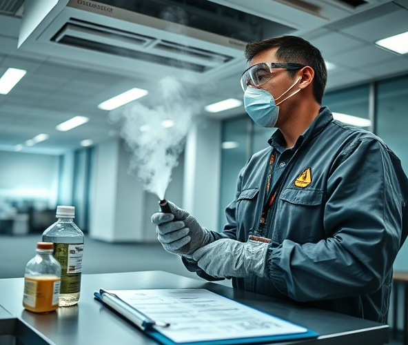 Czy użycie preparatu biobójczego do klimatyzacji wymaga uprawnień?