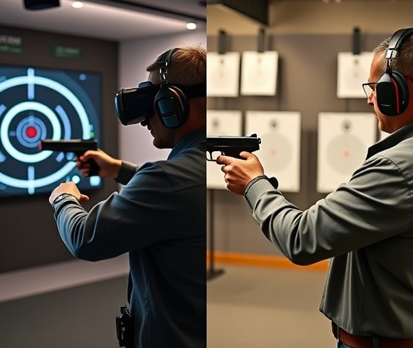 Strzelanie od podstaw dla początkującego: symulator czy trening z pistoletem?