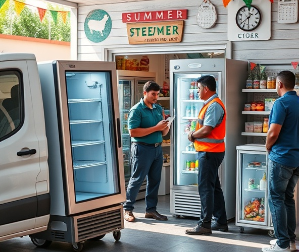 Jak wybrać wypożyczalnię zamrażarek dla sklepu sezonowego?