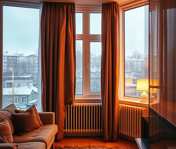 Jakie zasłony na Ursynowie w Warszawie ograniczą straty ciepła zimą?