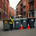 kontenery na śmieci łódź