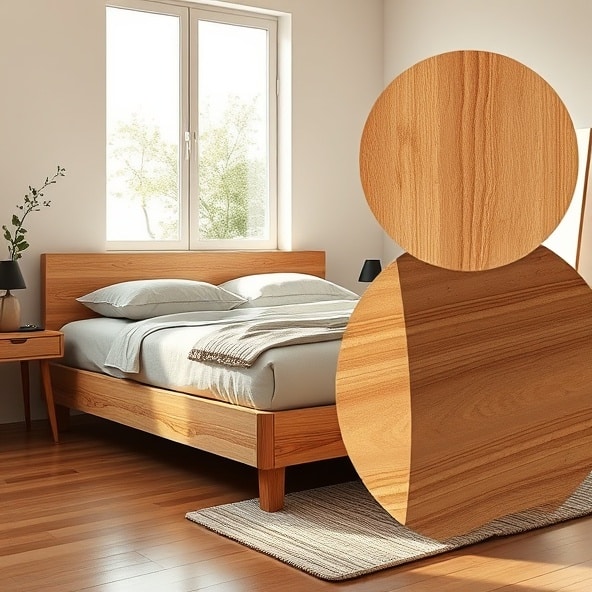 łóżko dębowe 160x200