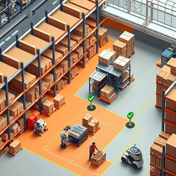 aranżacje przestrzeni logistycznych