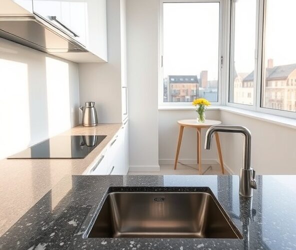 Gdzie w Warszawie zamówić blaty granitowe idealne do małej kuchni?