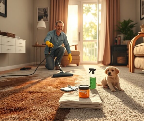 Czym wyczyścić bardzo brudny dywan z plam i zapachu po psie?