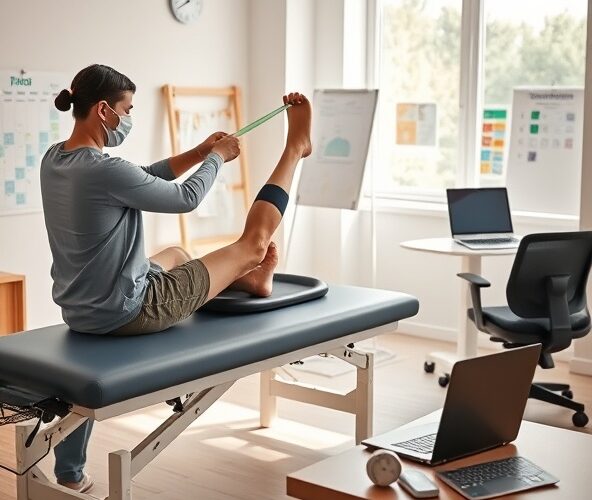 Jak zaplanować fizjoterapię w Chorzowie po artroskopii kolana, aby szybciej wrócić do pracy biurowej?