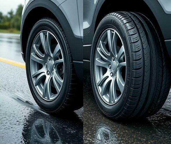 Jak dobrać rozmiar opony do felgi, aby poprawić prowadzenie auta na mokrej nawierzchni?