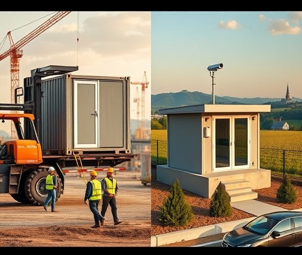 Wynajem czy zakup kontenera stróżówki w Zielonej Górze na budowę?