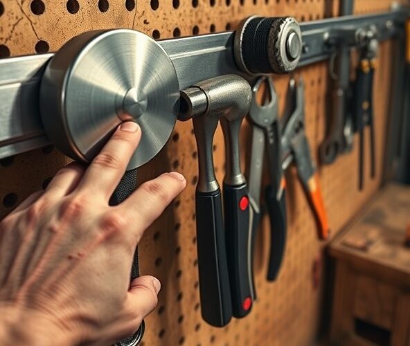 Jaki magnes neodymowy do wieszaka warsztatowego na 5 kg narzędzi?